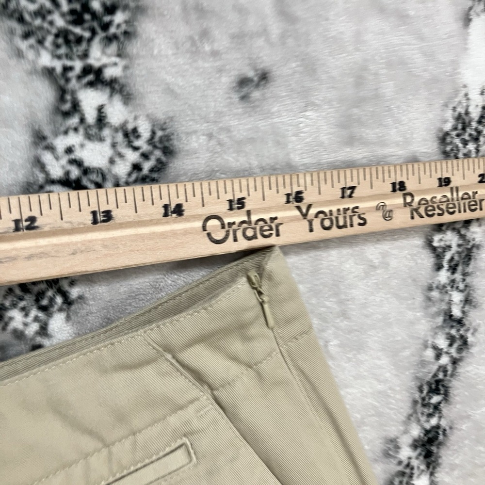 Talbots Womens Size 12 NWT Khaki Chino Shorts Classic‎ Casual Beige - Picture 3 of 14